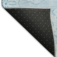 thumbnail image 3 of Addison Rugs Mayfield Washable Coastal Sanddollar Blue Rectangle Rug, 2'6" x 3'10", 3 of 6