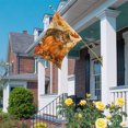 thumbnail image 4 of Thanksgiving Cat Garden Flags For Outdoor, Fall Vintage Country Orange Pumpkin Maple Leaf Berry Small Double Side Yard Flags Weather Proof Garden Decor for Lawn Outside Holiday 12 x 18 Inches, 4 of 9