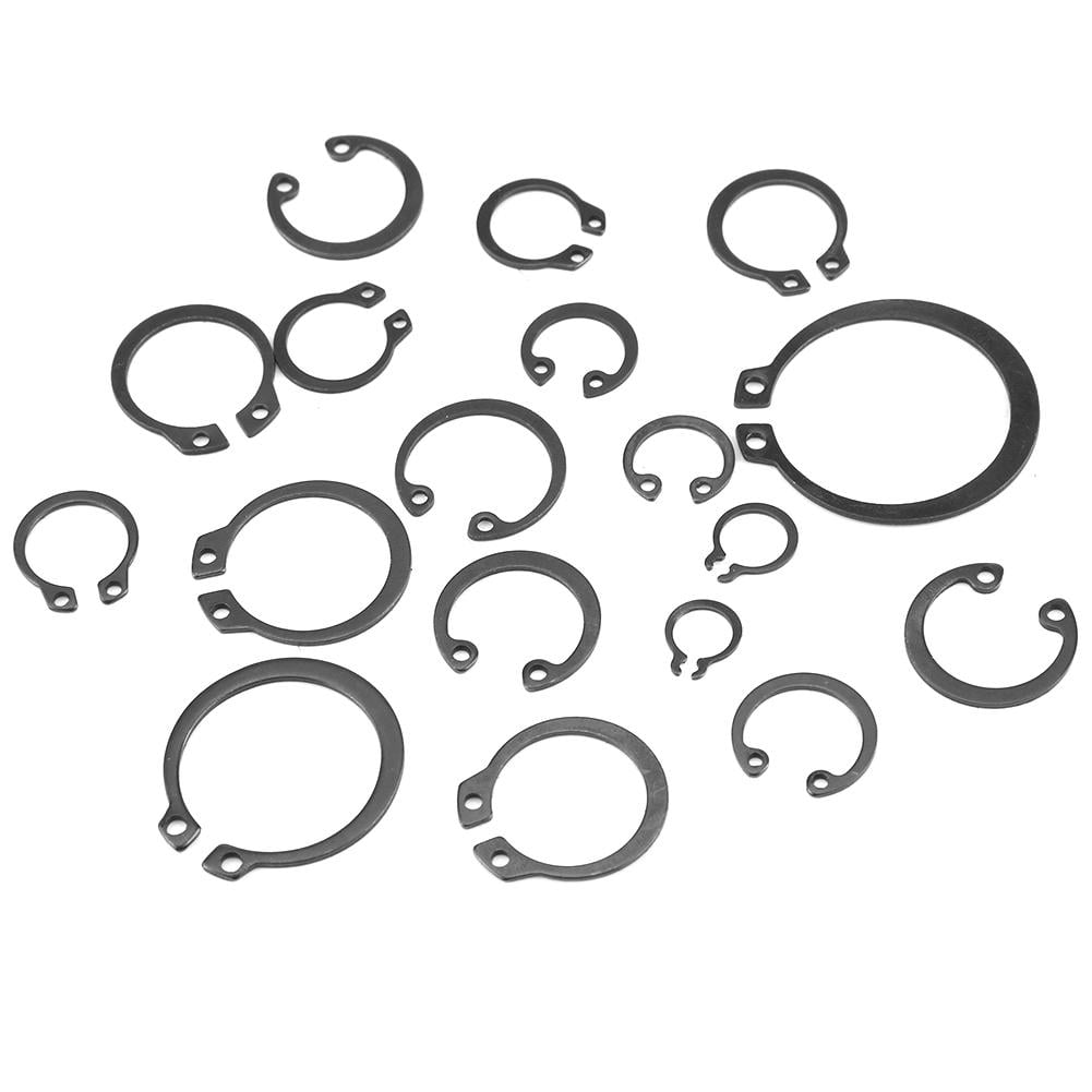Circlip 225Pcs Internal & External Snap Retaining Ring Circlip Assortment Box Set 18 Sizes 
