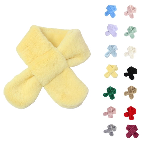Warm Winter Autumn Kids Scarf Soft Neck Warmer Unisex Children's Cold Weather Wrap