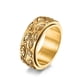 thumbnail image 3 of Guardurnaity Anillo de banda grabado en capas, disfraz de aniversario, fiesta, nudillo, moda, pareja, hombres, joyería, vacaciones, regalos personalizados, Type3 NO3 Guardurnaity AP010083-09B, 3 of 6