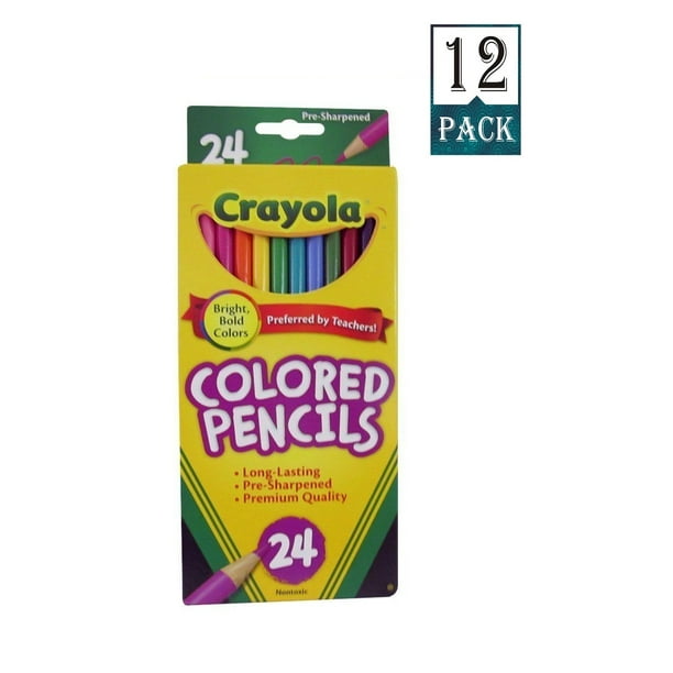 Crayola Colored Pencils, 24 Count (Pack of 12)