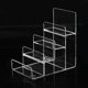 thumbnail image 1 of Soporte de exhibición de acrílico transparente perfecl 4 niveles, 1 of 8