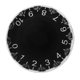 thumbnail image 4 of Lot de 4 boutons de guitare professionnels en plastique, 24 cannelures fines, pour contrôle des basses, noir, 4 of 4