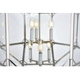 thumbnail image 4 of Elegant Lighting 1514D24PN Gordon 6 Light Polished Nickel Chandelier, 4 of 5