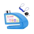 thumbnail image 3 of Candado de disco con alarma de 6 mm con pasador de bloqueo y 110 dB de seguridad para bicicleta Azul, 3 of 8