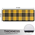 thumbnail image 5 of Kitchen Rugs Sets Of 2,Yellow Black and Red Checkerboard Checkered Pattern Anti Fatigue Kitchen Mat Rugs Non Slip Washable,Decorative Kitchen Floor Mats for Kitchen,Sink,Laundry,17"x47"+17"x47", 5 of 5