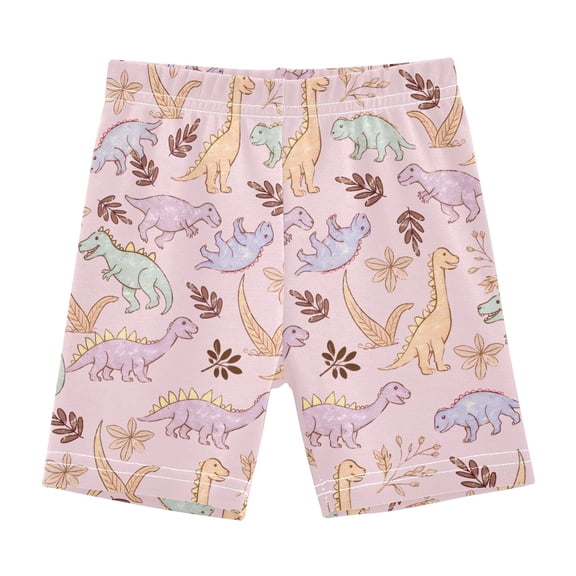 joogoo Dinosaurs Cartoon Girls Lined Shorts Bike Dance Bottoms 6T