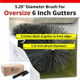 thumbnail image 5 of GutterBrush 6-Inch Gutter Guard – Gutter Clog Protection, 60 Ft., Made in USA, 5 of 9