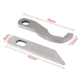 thumbnail image 2 of Hoja de Overlocker Serger Hugo cuchillo + inferior x77683001 XB0563001 para 1034D PL2000 PL1500 929D Tornillos serger, 2 of 5