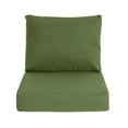 thumbnail image 3 of Outdoor Club Chair Cushion Set with 5-Inch Thick Seat and Back Cushions, Green, UV-Resistant Water-Repellent Fabric for Ultimate Comfort and All-Weather Use, 3 of 9