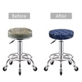 thumbnail image 5 of Kdxio Hand drawn octopus Stool Covers Round,Stretch Round Bar Stool Covers Washable Bar Stool Cushion Slipcover for 12-15 Inch Chair-12 inch, 5 of 7