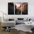 thumbnail image 2 of ARTCANVAS Quiet Streets of Lisboa Portugal Canvas Art Print - Size: 60" x 40" (1.50" Deep) (3-Piece), 2 of 9