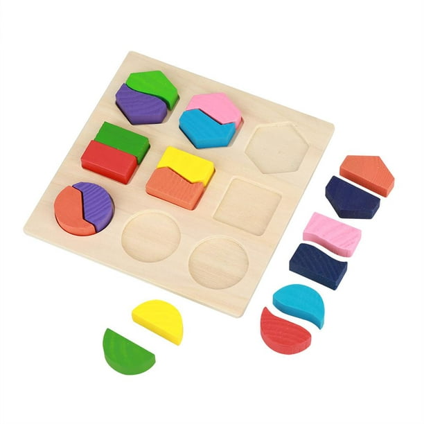 3 x gomme à jouets école puzzle géométrie construction cube étoile couleur  école