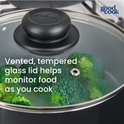 GoodCook Ceramic Nonstick, 10pc Set, Black
