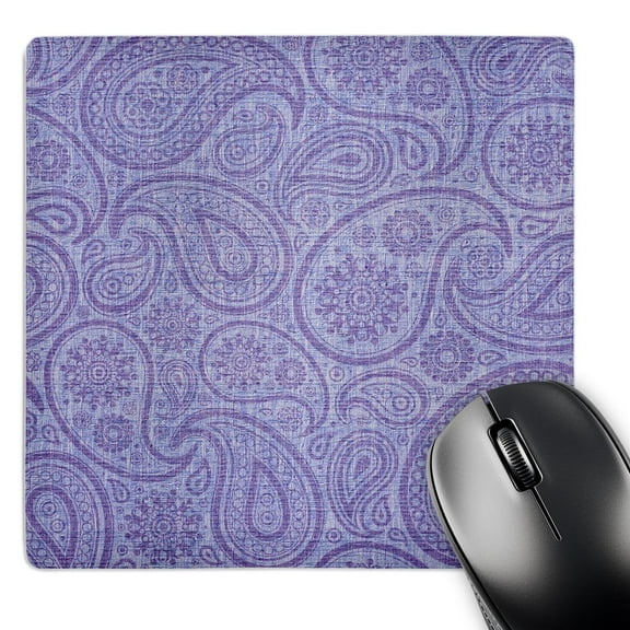 3dRose, Fun Lavender Paisley Pattern- Fashion, MousePad