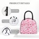 thumbnail image 4 of Fotbe Pink bows Bolsa de Almuerzo con Estampado, Lonchera Aislada, Contenedor de Comida Reutilizable Tipo Cooler a Prueba de Fugas, 4 of 6