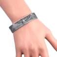 thumbnail image 3 of Pulsera de cobre rojo para hombre, brazalete con nudos del árbol de la vida, terapia magnética para la salud, para la circulación sanguínea y para reducir el estrés, 3 of 4