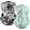 Black and Cyan, variant on UV  Gaiter Mask, UPF 50 Bandana Balaclava  Mask Breathable Cooling Sun Summer for Fishing Running 2 Packed ...