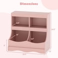 thumbnail image 6 of DRAZUNO Toy Storage Organizer for Toys & Books 4-Cubby Kids Bookcase for Children's Room, 6 of 8