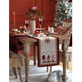 thumbnail image 4 of St Patrick''s Day Dining Table Runner, Spring Shamrock Clover Leaves Dresser Scarves Black White Plaid Farmhouse Coffe Table Runners ​Linen Burlap for Kitchen Decor, 4 of 6