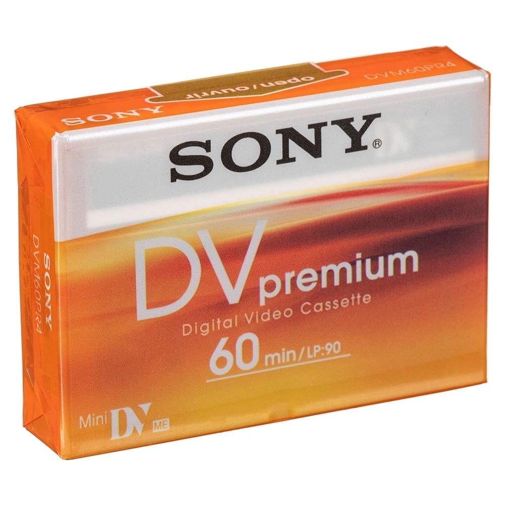 Sony 60-Minute MiniDV Tapes, 3-Pack, Premium Digital Video