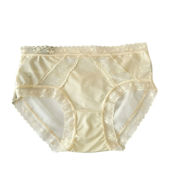 Ashirexll Ladies Underwear Panties, Plus Size Underwear for Women, Fashion Women High Waisted Solid Underwear Absorbent Breathable Pants