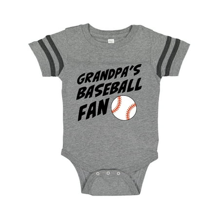 

Inktastic Grandpa s Baseball Fan Gift Baby Boy or Baby Girl Bodysuit