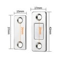 thumbnail image 6 of sunsanly 6/10/15Pcs Invisible Cabinet Door Magnet with Screw Ultra-Thin Stainless Steel No Drilling Adhesive Magnetic Drawer Closet Sliding Door Catch Latch, 6 of 8