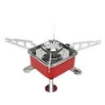 thumbnail image 1 of Portable Outdoor Picnic Gas , Energy Saving Metal Mini Square Camping Stove Heat Resistant Strong Firepower Rust Proof  For Hiking, 1 of 8