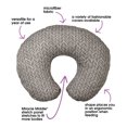 Boppy Nursing Pillow Original Support Gray Chevron