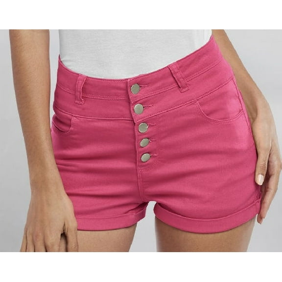 K. Jordan Women's High Waisted Short in Fuchsia - 30W
