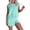 Mint Green, variant on Womens 2 Piece Sets Summer Lounge Set Sleeveless Cotton Tank Top Lined Split Skirt Matching Set Outfits, L