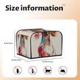 thumbnail image 5 of Fotbe Colorful Dachshund Art for Four Slice Toaster Cover, Fingerprint Protector, Super Soft Appliance Cover And Dust Cover,Bread Dust Cover & Fingerprint Protection, 5 of 7