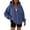 Navy^0609Y&04, variant on Garbnen Zip Up Hoodie for Women Long Sleeve Fleece Jacket Women Full Zip Comfy Trendy Fall Winter Warm Over Sized Sweatshirt for Women with Pockets Khaki XL