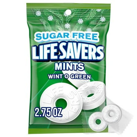 Life Savers Hard Candy, Wint-O-Green, 2.75 Oz - Pack of 2