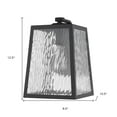 thumbnail image 3 of Hirche 1-Light Matte Black Wall Light, 3 of 7