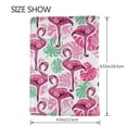 thumbnail image 3 of Pofeuu Flamingo Print Travel Document Organizer Passport Holder Men Women for Family (6.5 in x 4.5 in),Wallet Holder Credit Card Clutch Bag Case, 3 of 5