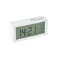 thumbnail image 1 of Despertador eléctrico Naiovety LCD blanco con calendario y Termómetro, 1 of 6