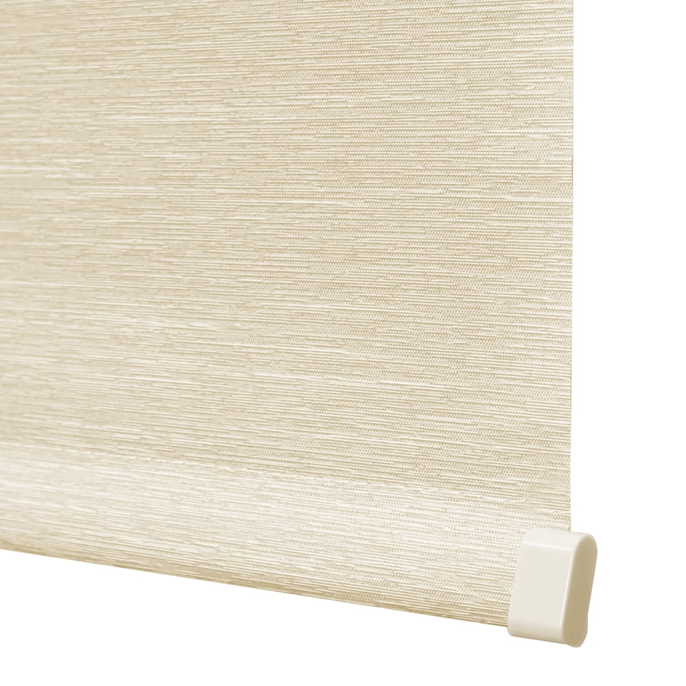 Lumi Light Filtering Cordless Slow Release Fabric Roller Shade 60" x72", Linen
