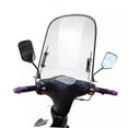thumbnail image 3 of 2mm Thick Universal Motorcycle Windshield Windscreen Clear Deflector Wind Shield Clear, 3 of 5
