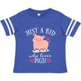 thumbnail image 3 of Inktastic Just a Kid Who Loves Pigs Boys or Girls Toddler T-Shirt, 3 of 5