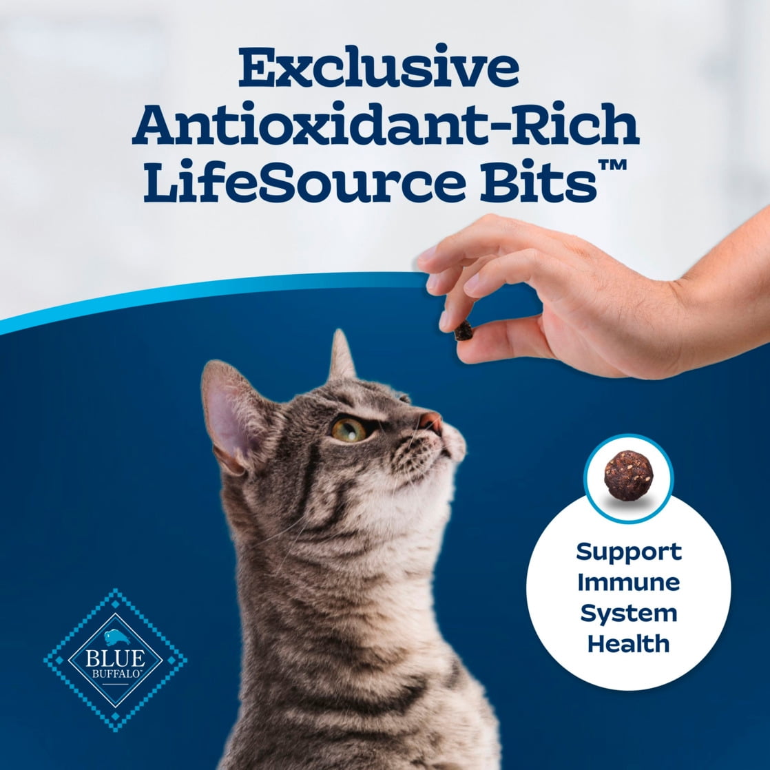 Blue Buffalo Tastefuls Adult Dry Cat Food Indoor Formula, Chicken & Brown Rice Recipe, 22-lb Bag