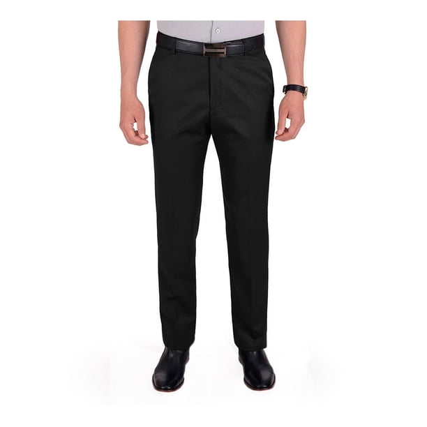 Pantalón de Vestir Yale Talla 38 sin Pinzas Oxford
