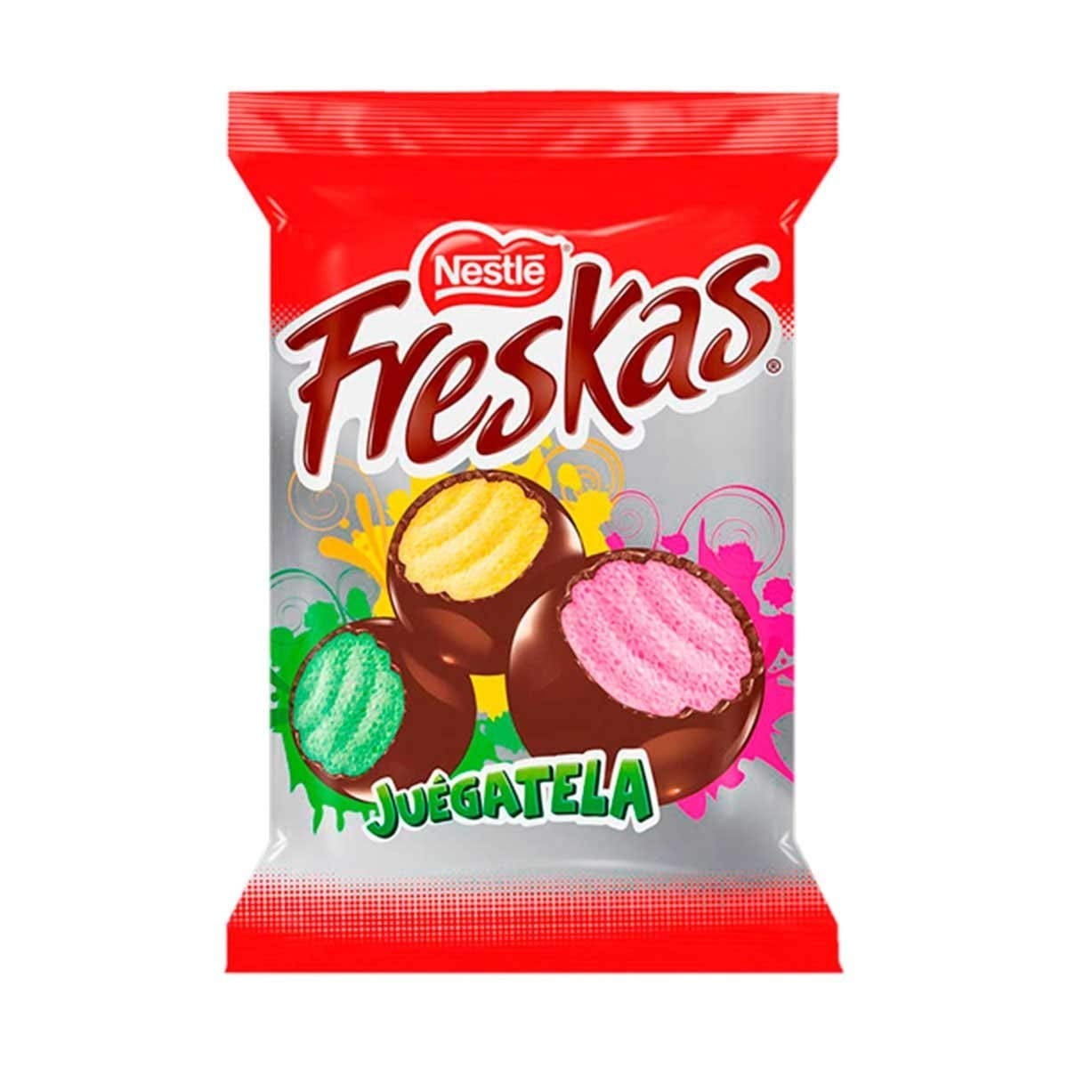 Nestle Freskas Flavored Sponge Toffee Balls Covered in Chocolate, 9 x 1.24 oz
