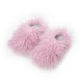 thumbnail image 3 of Women's Curly Furry Slippers, Indoor Thermal Cozy Fuzzy Shoes, Warm Bedroom Floor Plush Slippers With Non-slip Sole, 3 of 8