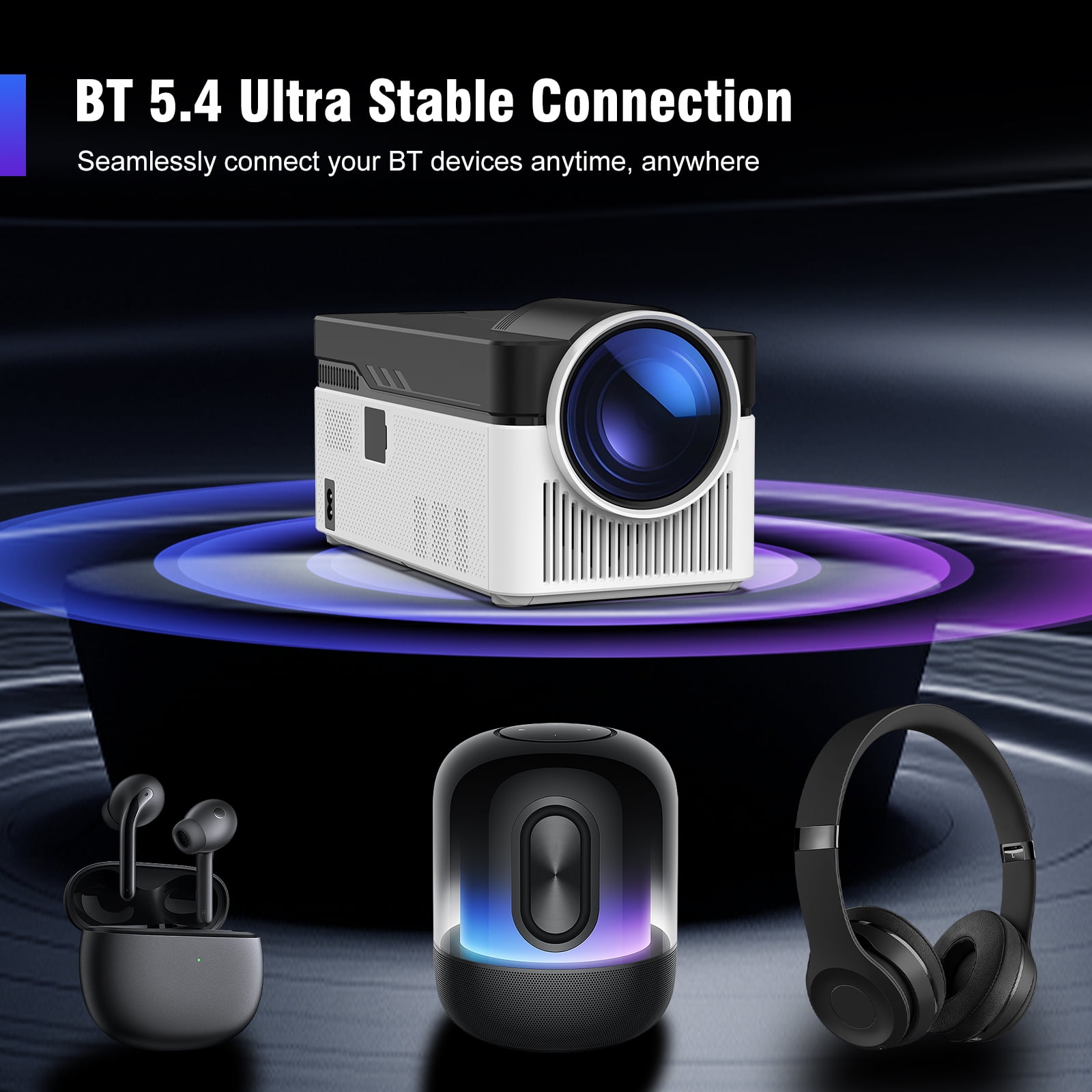 Magcubic HY450 4K Support Native 1080P Ultra Short Throw Projector