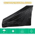 thumbnail image 3 of Non-Folding Treadmill Cover Waterproof Treadmill Protective Cover Suitable for Indoor or Outdoor (Black), 3 of 9
