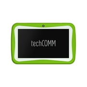TechComm M3 7? 8GB Android 5.1 HD Touch Screen Brightly Colored Tablet for Children with Rubber Edges for Tighter Grip, Dual Camera, WiFi and Bluetooth