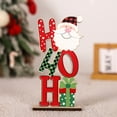 thumbnail image 5 of Wadada Christmas Table Decoration Signs, Xmas Party Wooden Table Topper Centerpieces, Tiered Tray Decor, Rustic Farmhouse Tabletop Wood Sign Desk Decor (Letters), 5 of 9